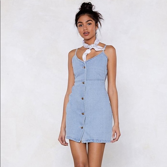Nasty Gal Dresses & Skirts - Nasty Gal Vintage Blue Denim Dress